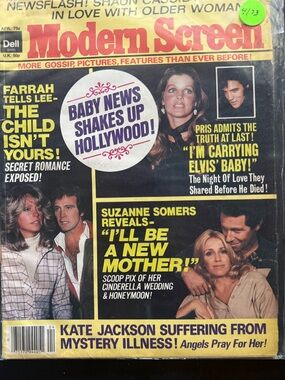 Vintage Modern Screen Magazine – Elvis Presley, Farrah Fawcett & Suzanne Somers